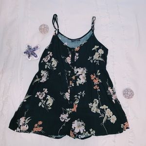 Brandy Melville Floral Romper